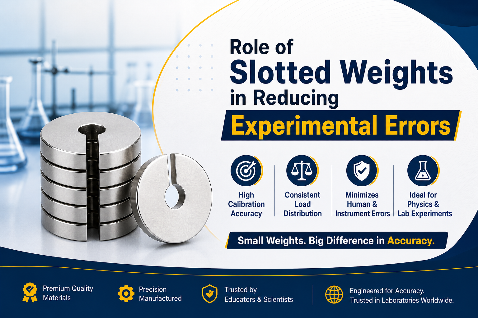 Case Study Role of Slotted Weights in Reducing Experimental Errors